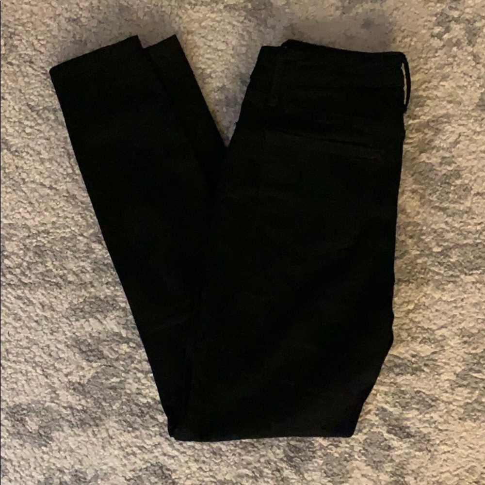 Old Navy Black High Rise Rockstar Skinny Jeans